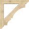 Ekena Millwork Balboa Slat Rough Sawn Bracket w/ Offset Brace, Douglas Fir, 8"W x 48"D x 48"H BKT0806X48X48BOA06RDF - alternate 4